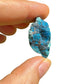 Back view of Grade A Chrysocolla raw showing natural surface