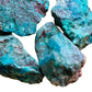 Full profile of Grade A Chrysocolla raw ready to ship from Beyond Bohemian