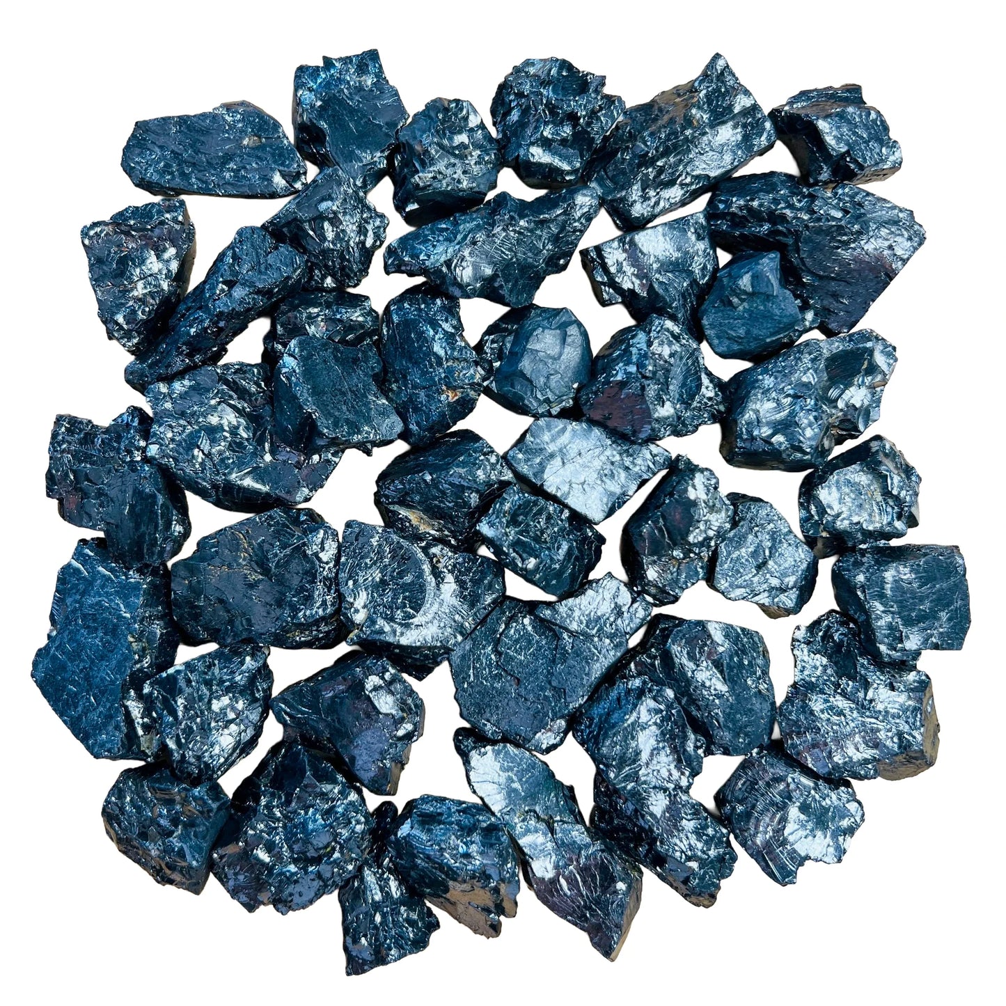Near view of Shungite raw stone, sourced from Russia.