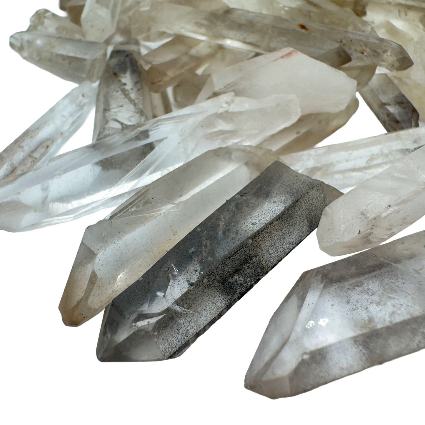 Raw Smoky Quartz points from Minas Gerais Brazil bulk lot