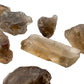 Reverse side of Smoky Quartz raw stone, often kept for Grounding, Brazil-sourced.