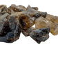 Top angle of Grade AA brown Smoky Quartz raw stone, worked with for Grounding.