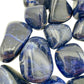 Underside detail of Sodalite tumbled stone, linked to Focus.