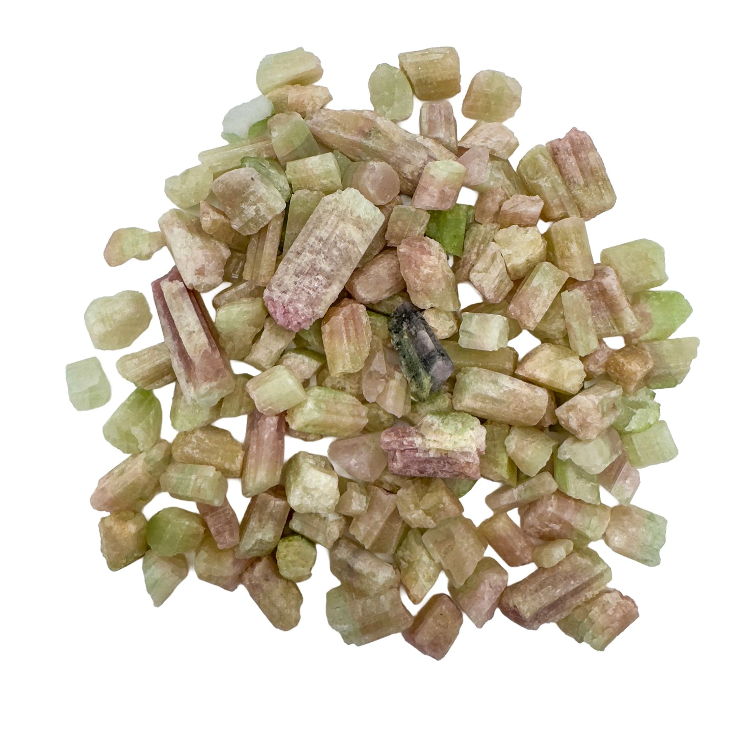 Raw Watermelon Tourmaline rough from Minas Gerais Brazil bulk lot