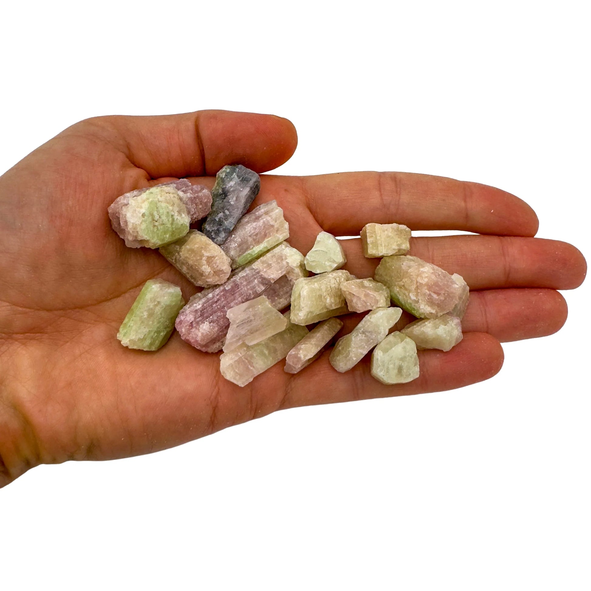 Raw Watermelon Tourmaline rough from Minas Gerais Brazil bulk lot