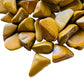 Magnified detail of Yellow Jasper tumbled stone, Madagascar-sourced, often paired with practices around Confidence.