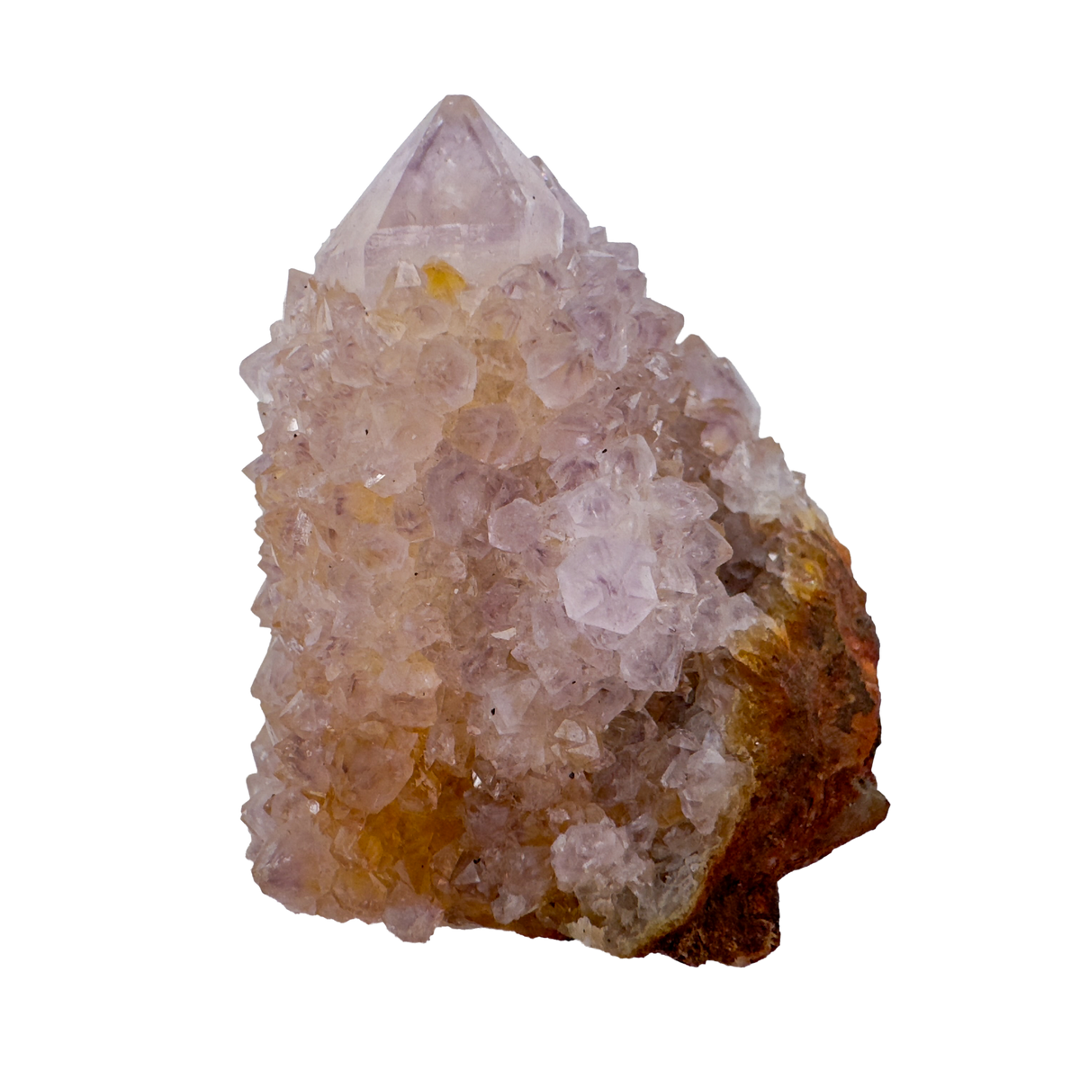 Close detail of AA Grade Cactus Spirit Quartz raw crystal from South Africa