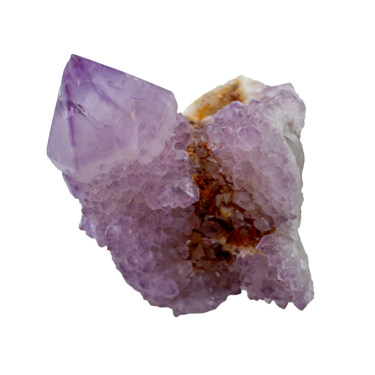 Detail view of AA Grade Cactus Spirit Quartz raw crystal from South Africa
