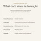 What each stone in the Cancer Crystal Kit is traditionally known for: peach moonstone, gentle intuition; pink opal, coming back to yourself with kindness; banded carnelian, making space for new ideas; blue calcite, winding down; emerald, gentle, patient care for yourself. Listed as traditional associations, not health claims