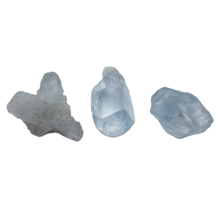 Celestite Raw Crystals | AA Grade | Madagascar | 0.25–0.75 Inch