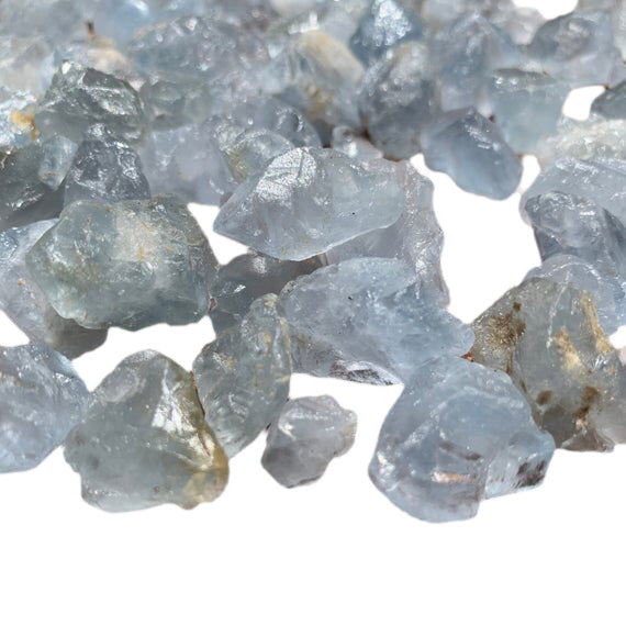 Celestite Raw Crystals from Sakoany, Madagascar, AA grade, second view