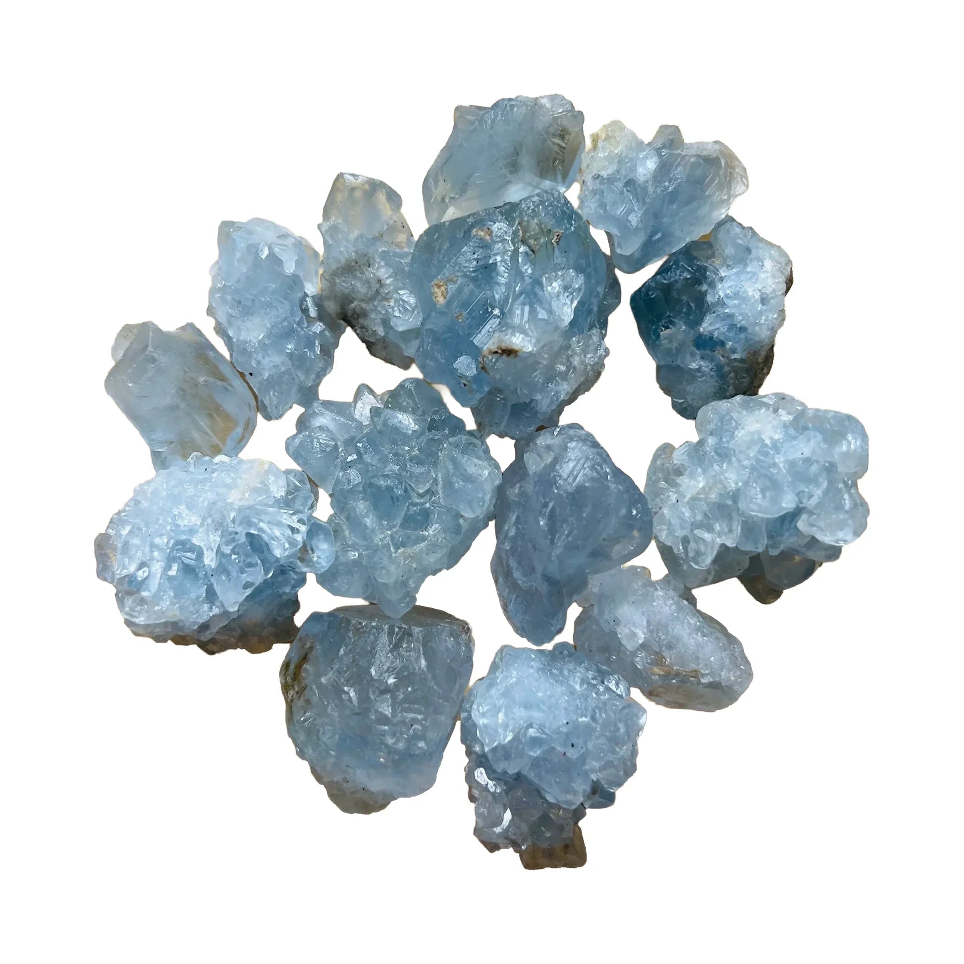 Raw Celestite Crystals for Intuition, Meditation & Sleep — ethically sourced blue rough natural, AA from Madagascar