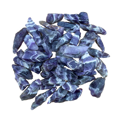 Chevron Amethyst Crystals for Focus, Intuition & Meditation — purple rough natural, AA grade directly from Zambia