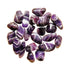 Chevron Amethyst Crystals for Focus, Intuition & Meditation & Third Eye & Crown Support — purple polished, AA grade Zambia-sourced