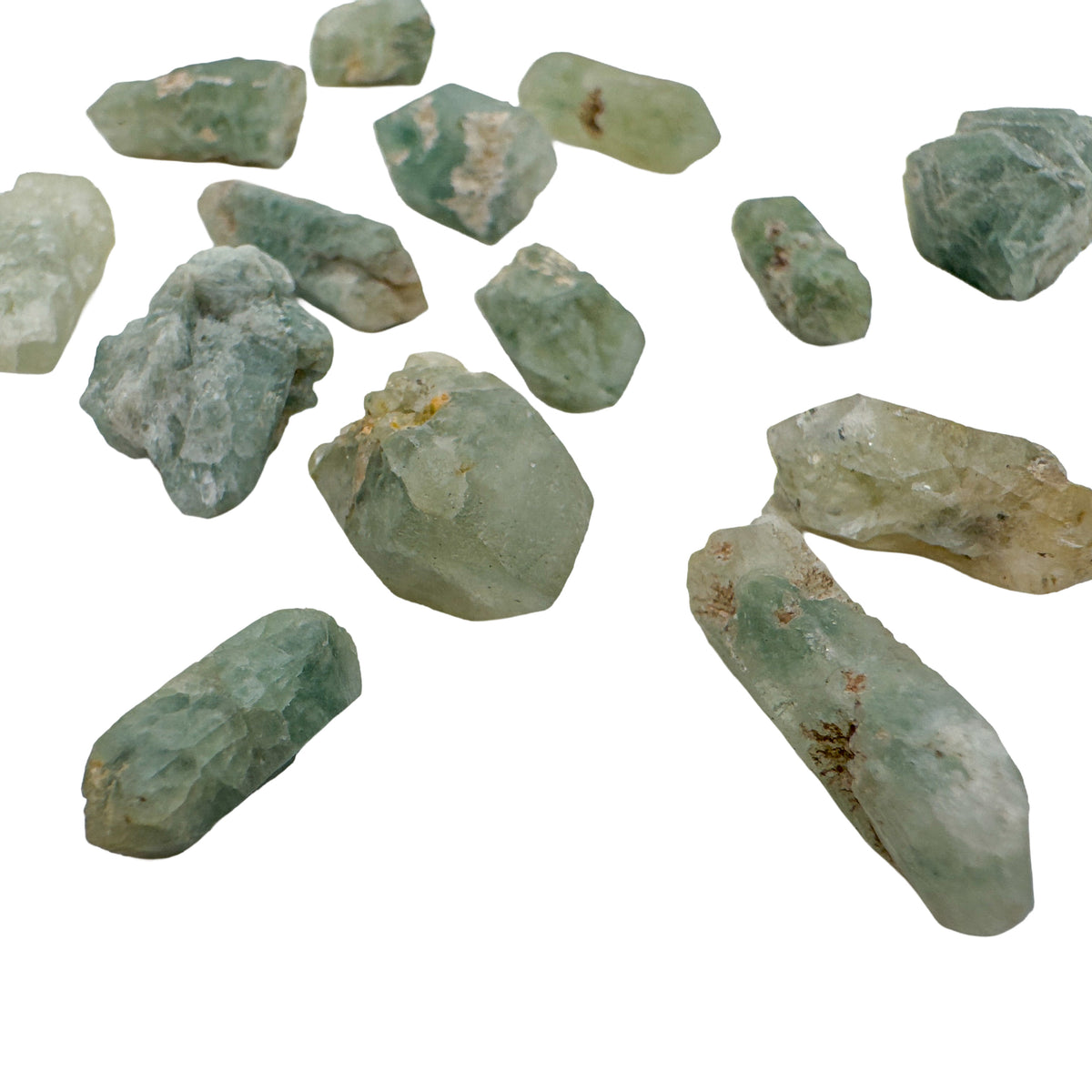 Small chlorite quartz crystal points at 0.50 to 1 inch, Mashonaland Central, Zimbabwe