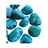 Polished Chrysocolla Palm Stones for Confidence, Emotional Healing & Love — blue smooth polished, AA grade from Peru