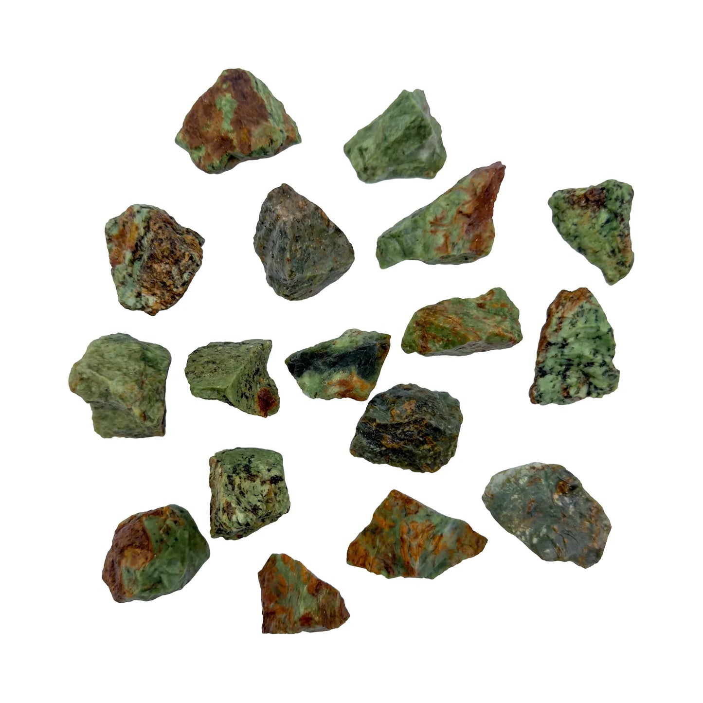 Raw Chrysoprase Crystals for Emotional Healing, Healing & Love — green rough natural, A grade directly from Madagascar