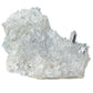 Side profile of the Clear Quartz specimen showing the depth of matrix behind the points