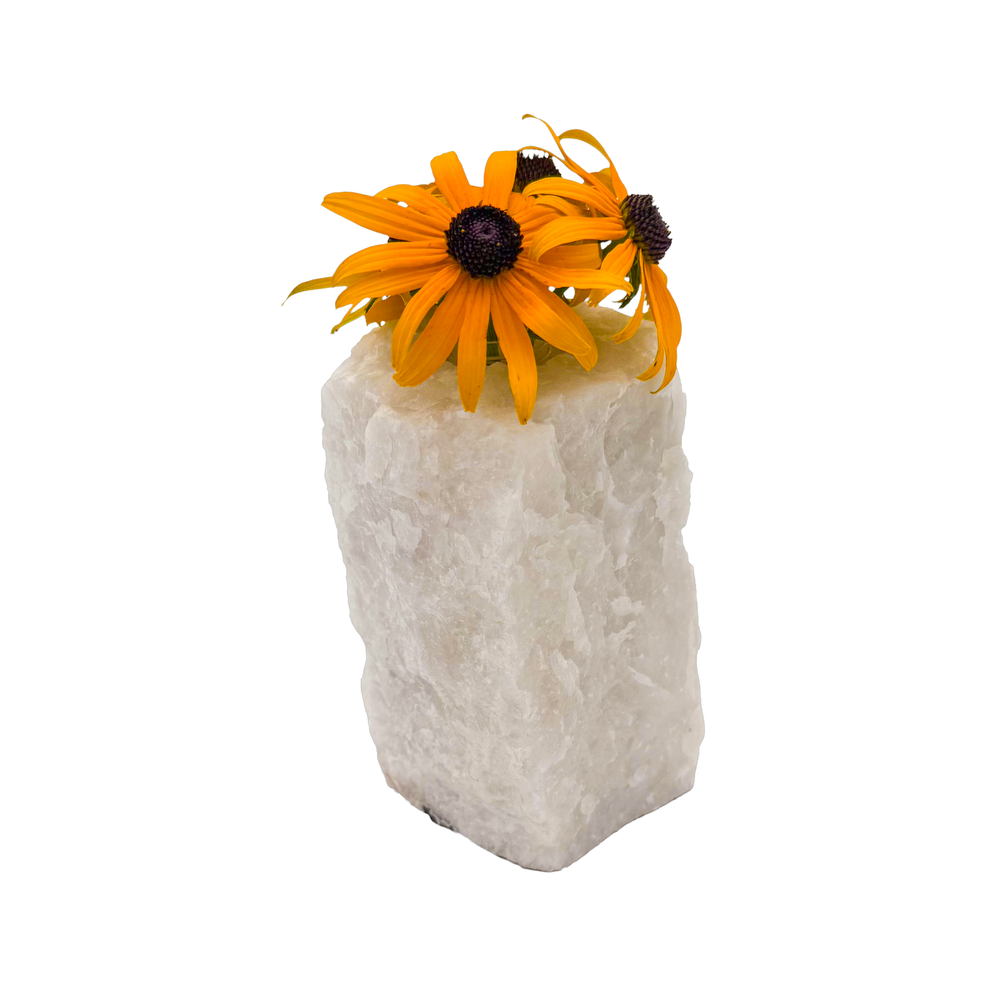Clear quartz crystal vase in frosted white stone, A grade, Minas Gerais Brazil, view 6
