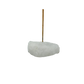 Polished Clear Quartz incense holder from Brazil, alternate view