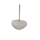 Polished Clear Quartz incense holder from Brazil, alternate view