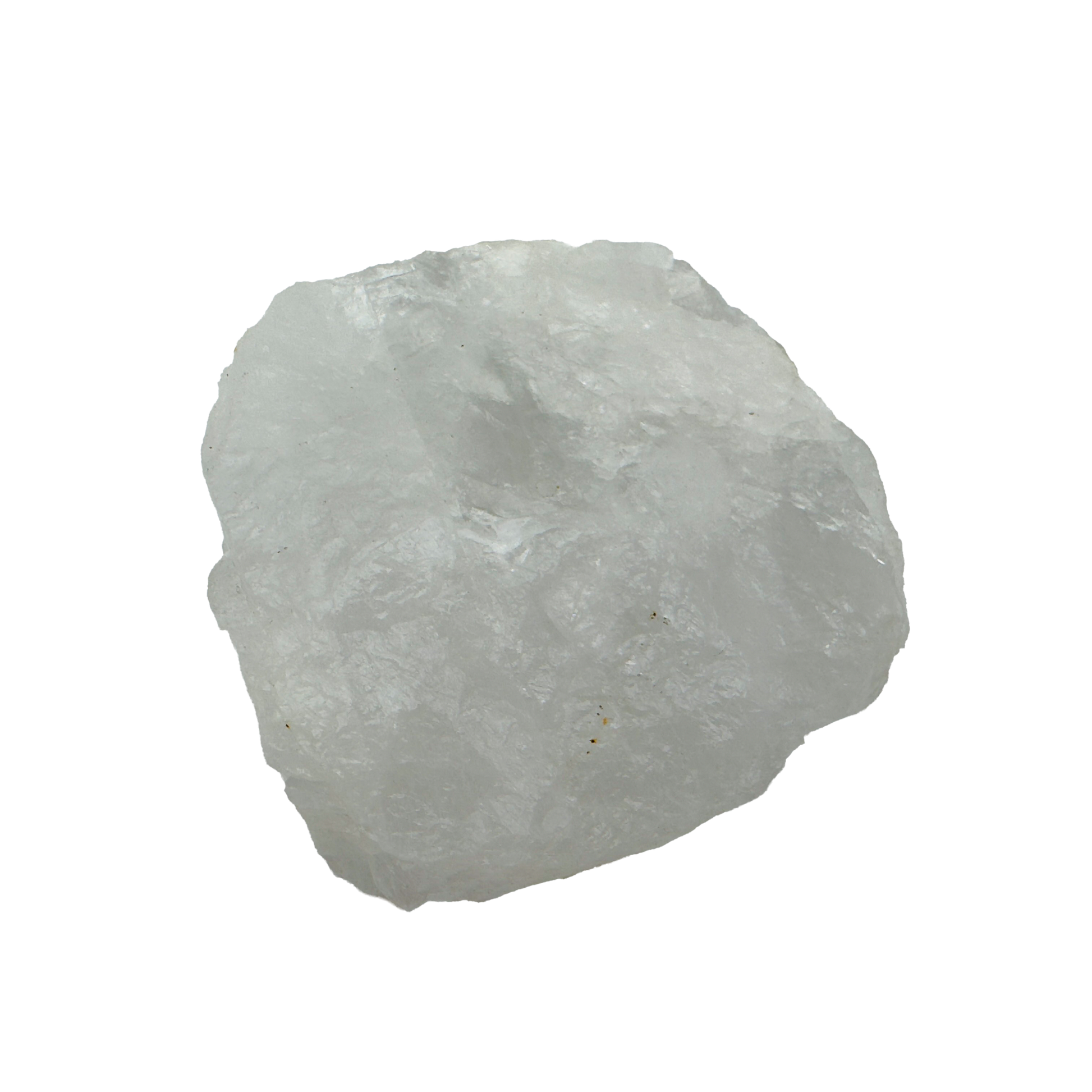 Polished Clear Quartz incense holder from Brazil, alternate view