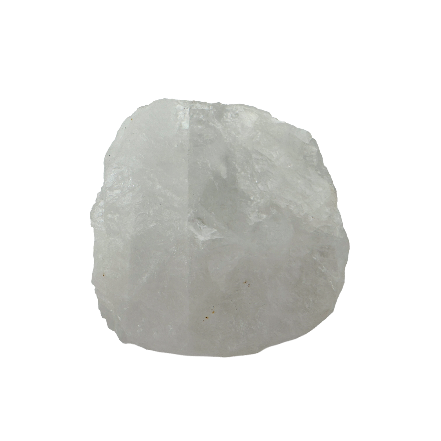 Polished Clear Quartz incense holder from Brazil, alternate view