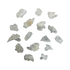 Hand-selected Grade AA Clear Quartz mini clusters from Minas Gerais, Brazil, 1 to 2 inch with bright crystalline clarity