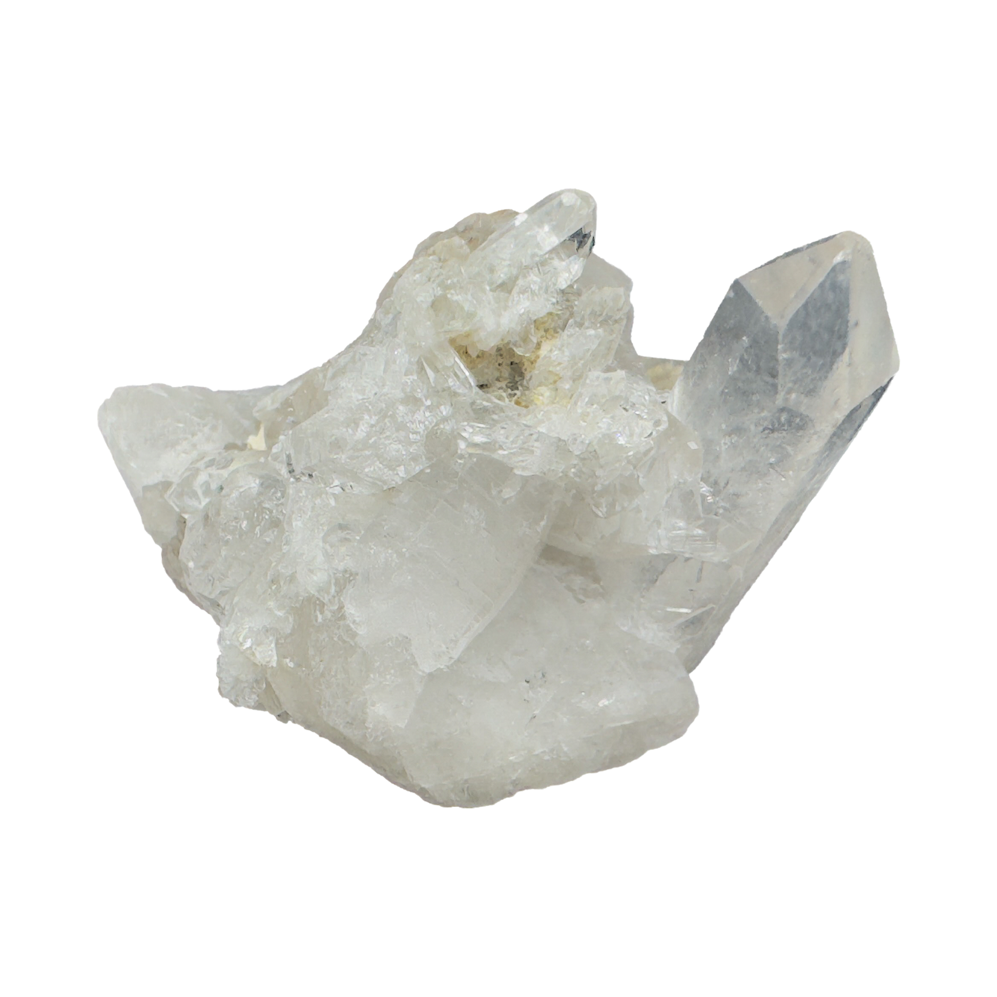 Final view of Grade AA Clear Quartz mini clusters Set A ready to ship from Beyond Bohemian