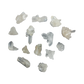 Hand-selected Grade AA Clear Quartz mini clusters Set B from Minas Gerais, Brazil, 1 to 2 inch