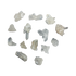 Hand-selected Grade AA Clear Quartz mini clusters Set B from Minas Gerais, Brazil, 1 to 2 inch