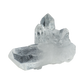 Close-up of Clear Quartz mini cluster showing multiple natural terminations and crystalline structure