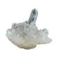 Top view of Clear Quartz mini cluster Set B showing crystal point arrangement