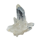 Top view of Grade AAA Clear Quartz mini cluster showing crystal point arrangement and internal clarity