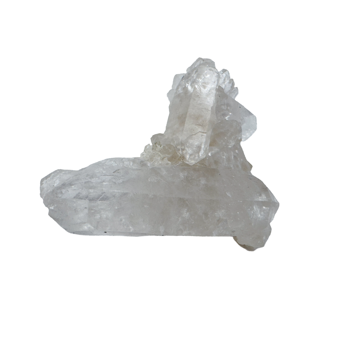 Detail view of AA Grade Clear Quartz mini cluster from Minas Gerais, Brazil