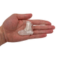 AA Grade Clear Quartz mini cluster held in hand for scale, from Minas Gerais, Brazil