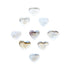 Polished Clear Quartz Hearts for Cleansing, Healing, Manifestation & Crown Chakra Support — clear polished, A grade from Brazil
