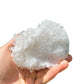 Studio-style view of Clear Quartz specimen, from Rio Grande do Sul, Brazil, set to give a sense of weight.