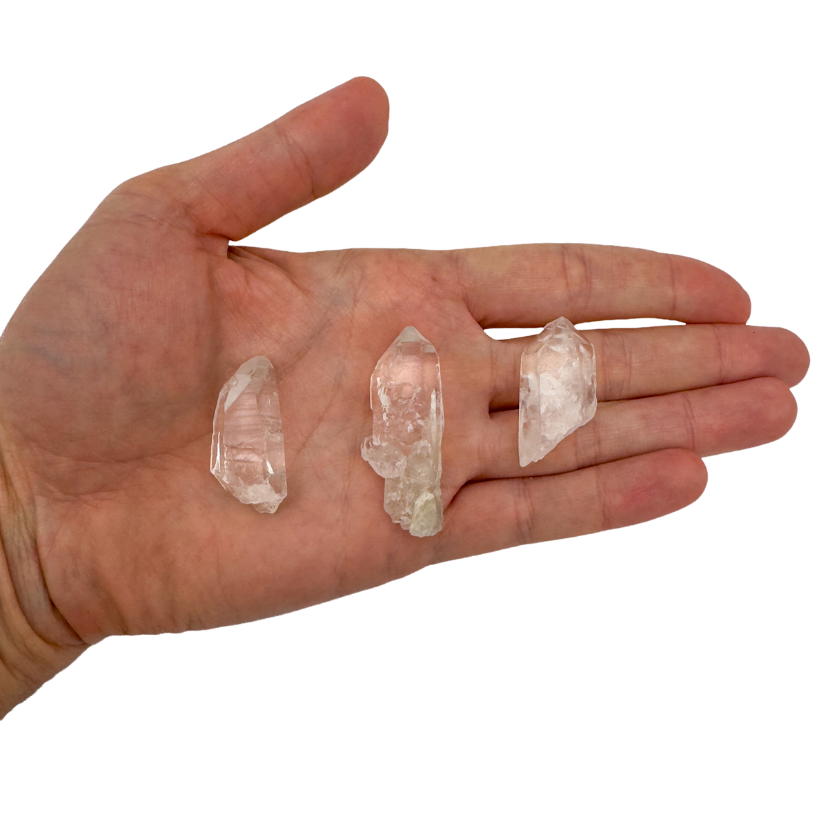 Lemurian Quartz Raw Crystal Points | A Grade | Brazil | 0.50–1.50 Inch