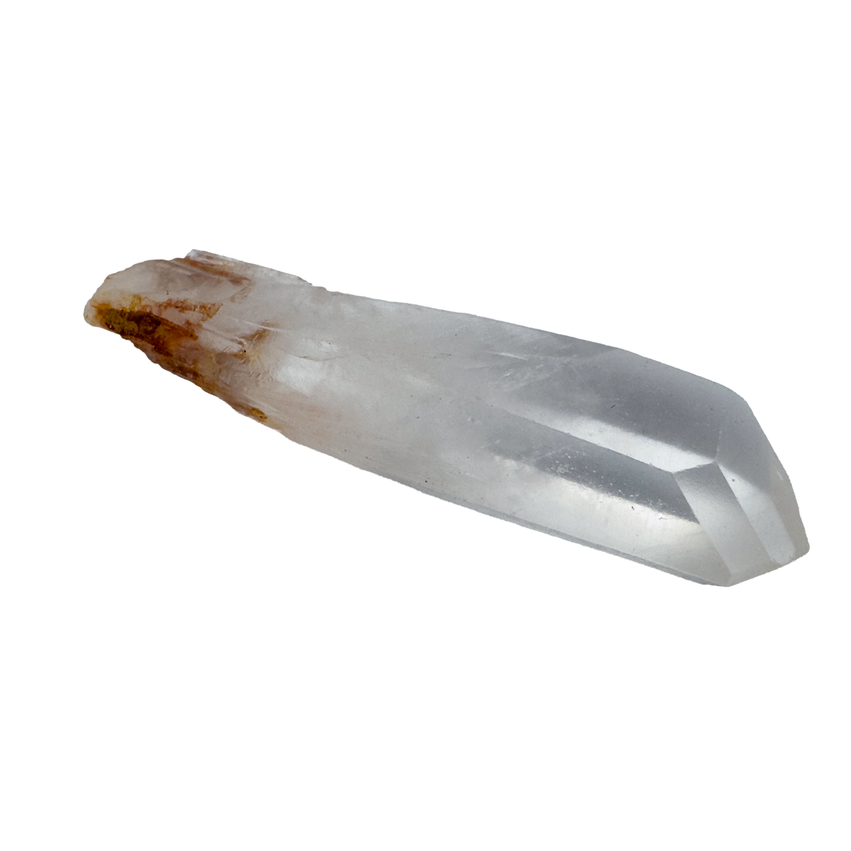 Additional detail of A Grade Clear Quartz raw crystal point from Madagascar