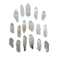 Group of A Grade Clear Quartz raw crystal points from Madagascar