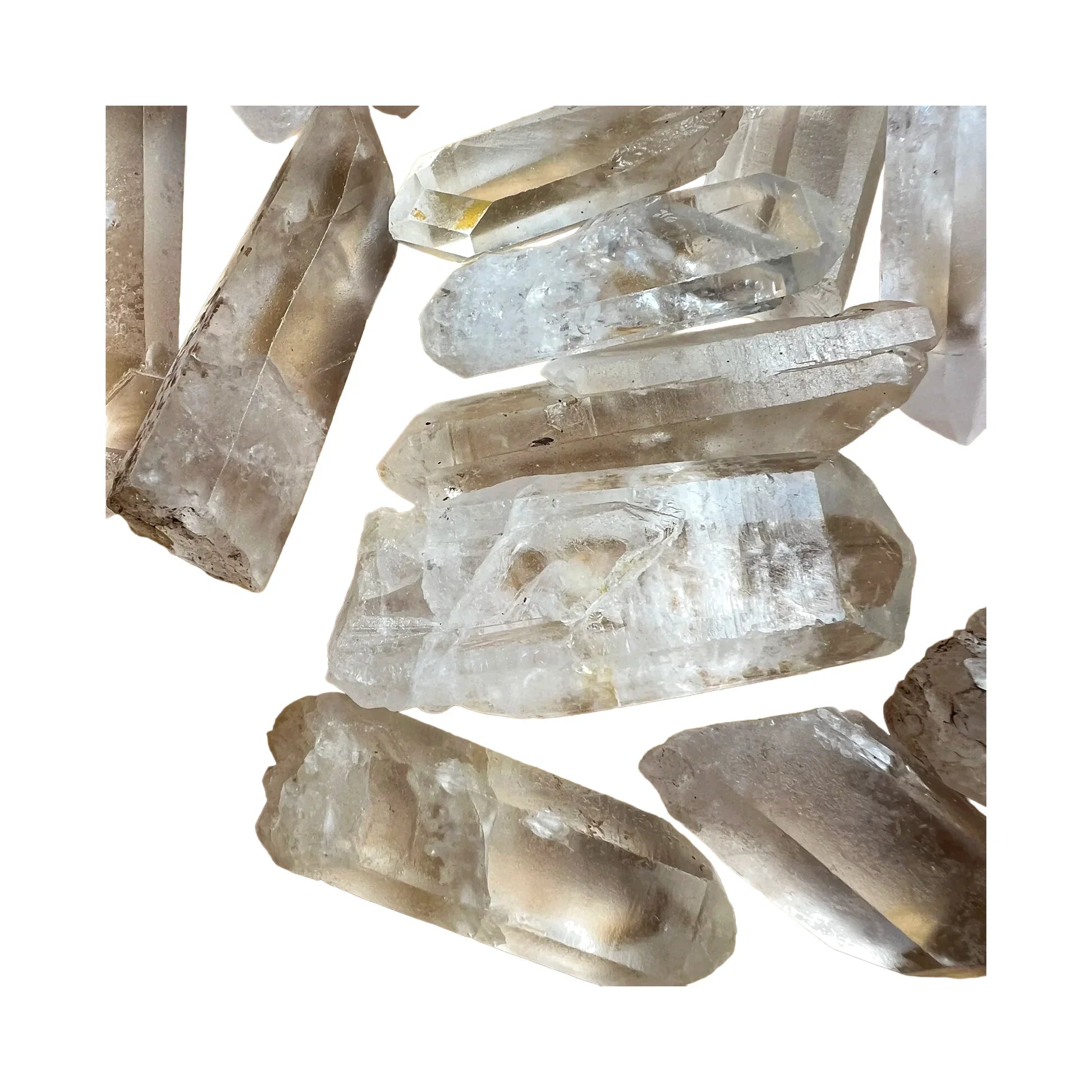 Raw Clear Quartz Crystals for Cleansing, Healing & Manifestation — clear natural, A grade directly from Madagascar
