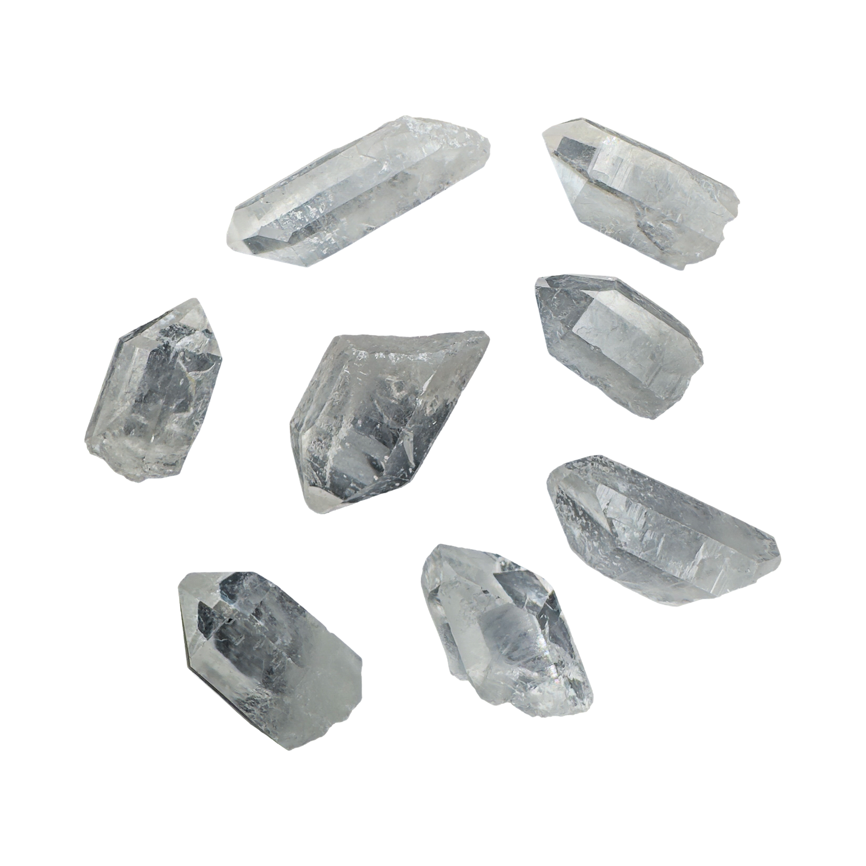 Clear Quartz Raw Crystal Points | AA Grade | Brazil | 2–3 Inch - Natural Stone