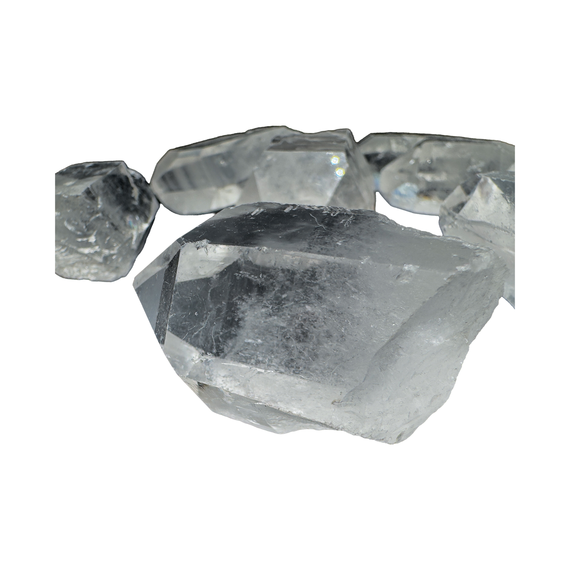 Clear Quartz Raw Crystal Points | AA Grade | Brazil | 2–3 Inch - Natural Stone