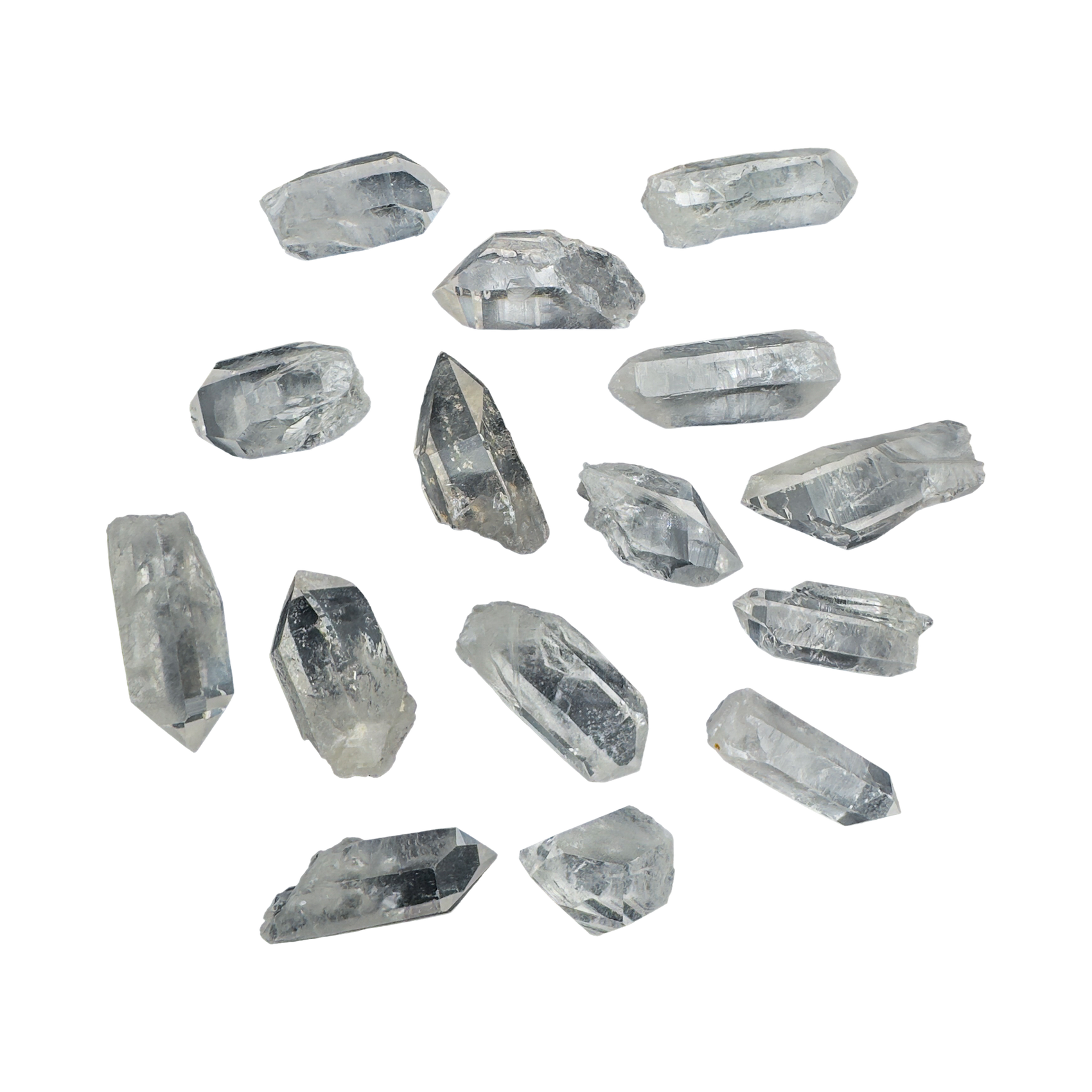 Clear Quartz Raw Crystal Points | AA Grade | Brazil | 1–2 Inch - Natural Stone