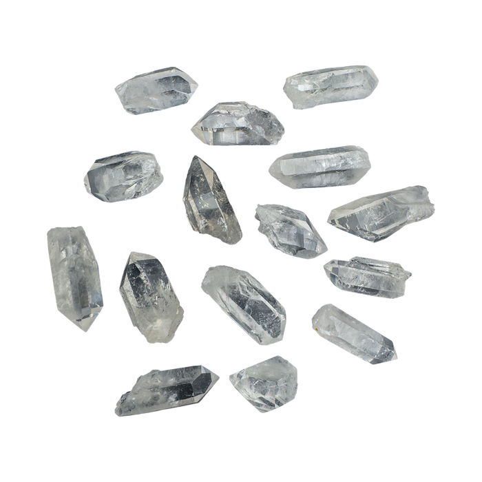 Clear Quartz Raw Crystal Points | AA Grade | Brazil | 1–2 Inch - Natural Stone