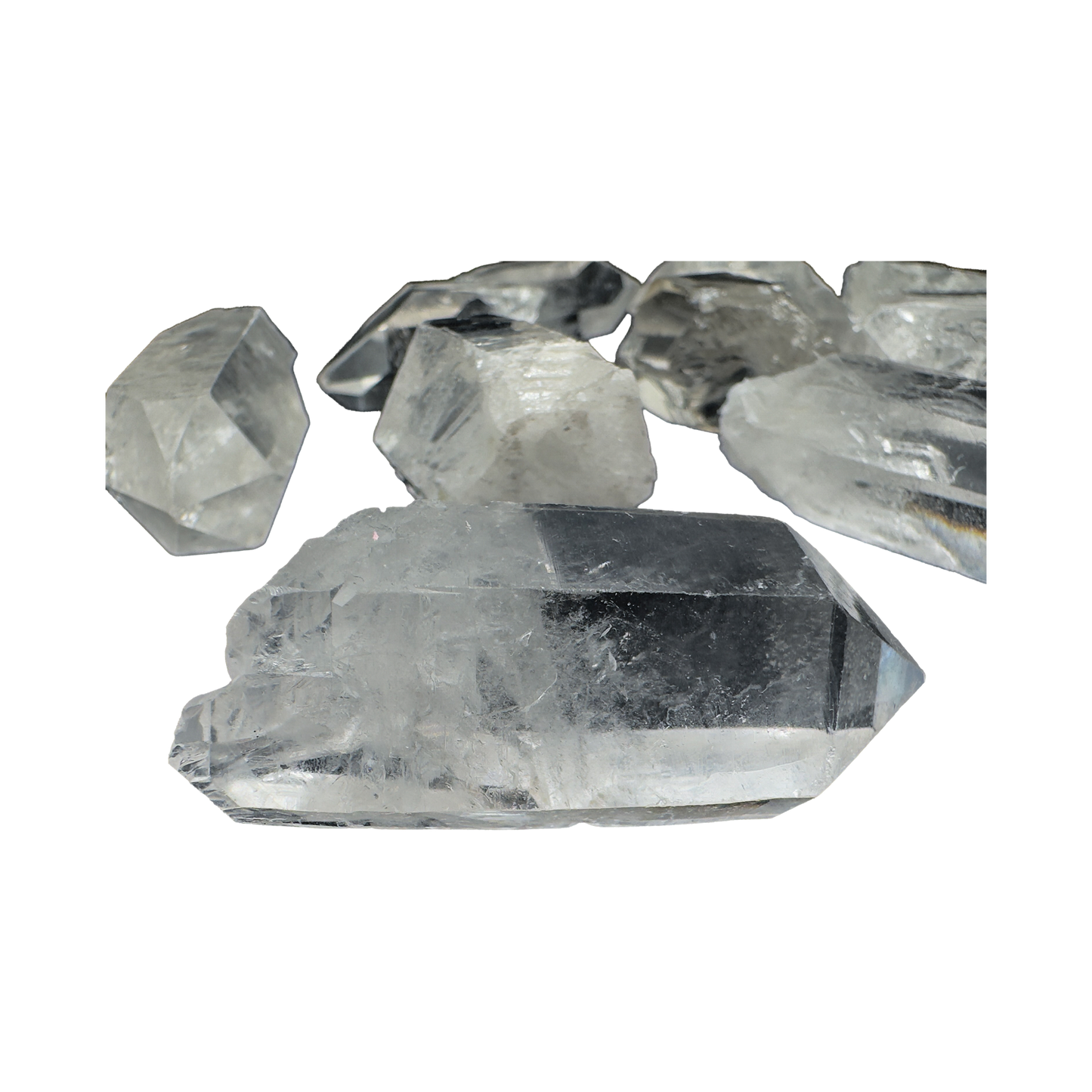 Clear Quartz Raw Crystal Points | AA Grade | Brazil | 1–2 Inch - Natural Stone