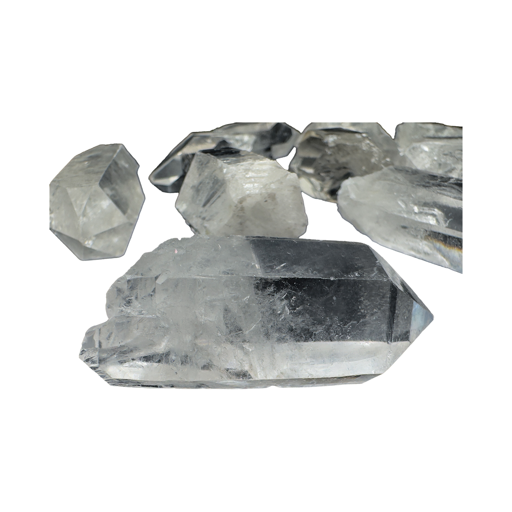 Clear Quartz Raw Crystal Points | AA Grade | Brazil | 1–2 Inch - Natural Stone