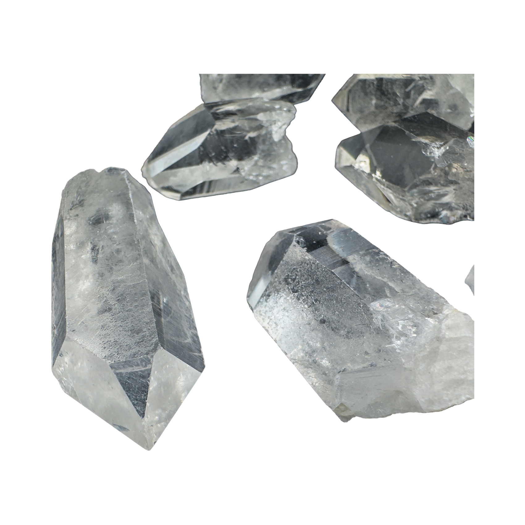 Clear Quartz Raw Crystal Points | AA Grade | Brazil | 1–2 Inch - Natural Stone
