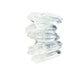 Detail on the clarity and internal veils of a Madagascar Clear Quartz point